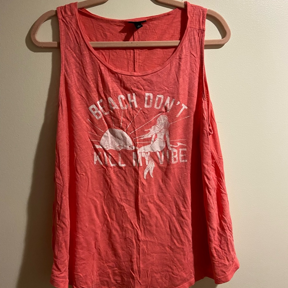 Torrid Coral Graphic Tank Top